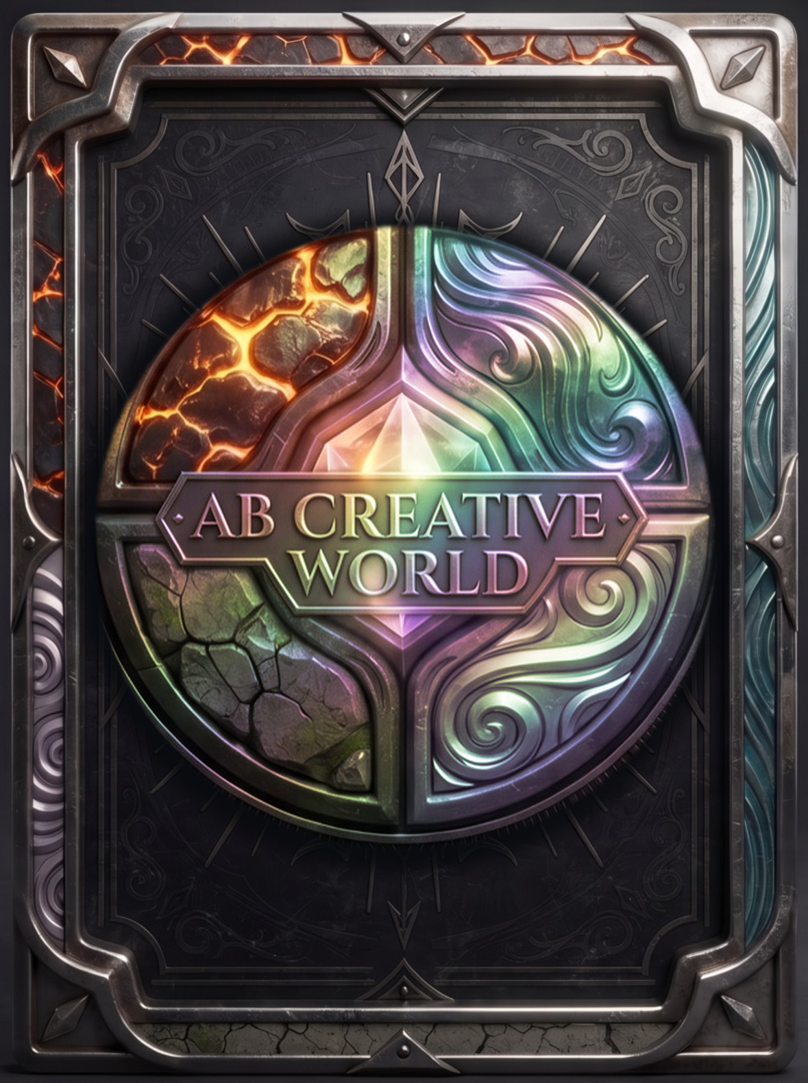 AB Creative World card back